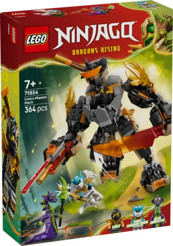 LEGO Ninjago Mech specjalny Cole’a i Zane w smoczej zbroi 71854