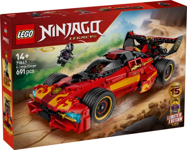 LEGO Ninjago Ninja Ścigacz X-1 15-lecie 71867, klocki