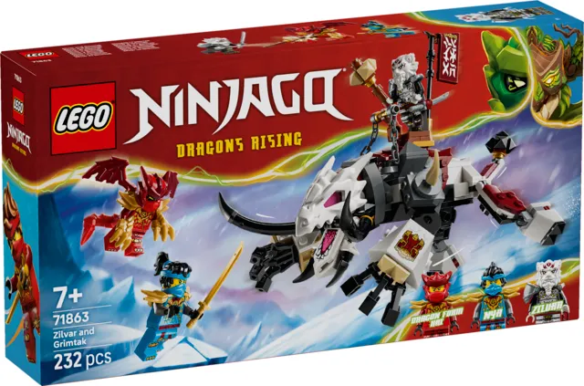LEGO Ninjago Zilvar i Smocza Bestia Grimtak 71863