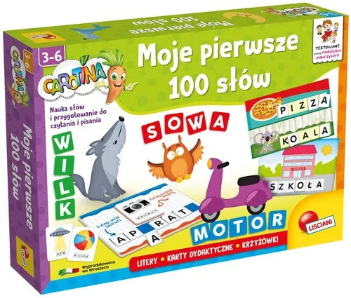 Lisciani Carotina Moje pierwsze 100 słów 304-PL100453
