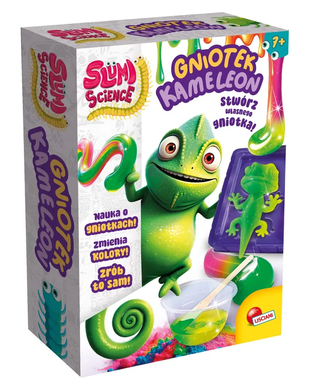 LISCIANI SLUMI SCIENCE Gniotek Kameleon