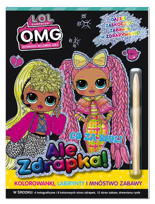L.O.L. Surprise! Ale zdrapka, książka aktywizująca dla dzieci