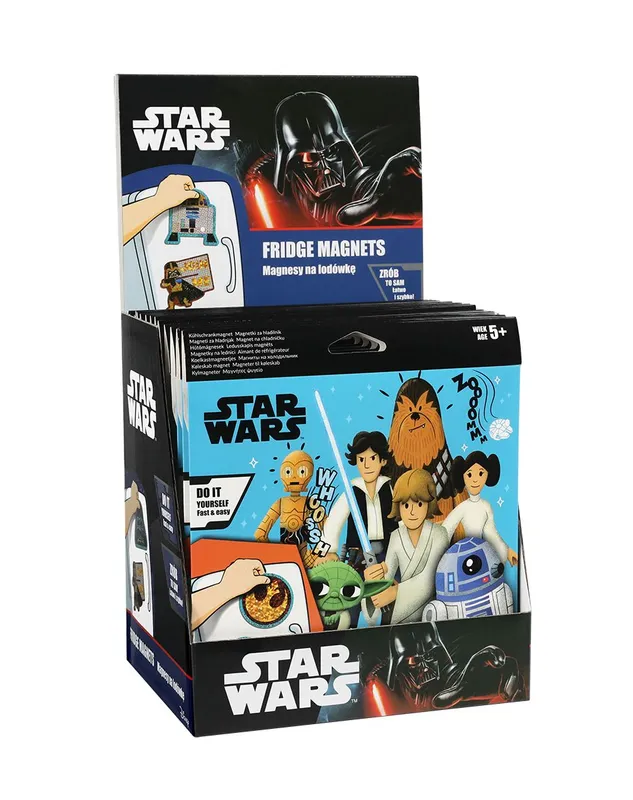 Magnes na lodówkę Star Wars DIY 1 szt. mix