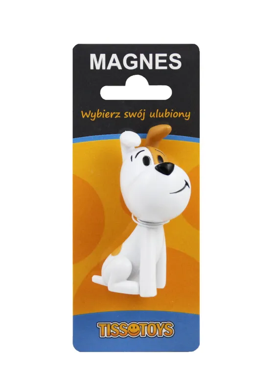 Magnes Reksio Siedzący, figurka na lodówkę
