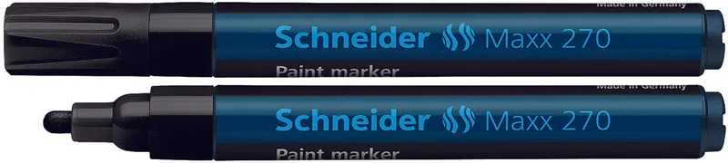 Marker olejowy Schneider Maxx 270 okrągły czarny