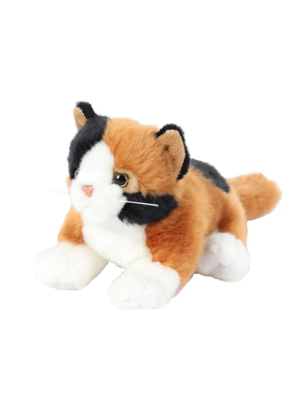 Maskotka ZOO Kot leżący brązowy 30cm Beppe