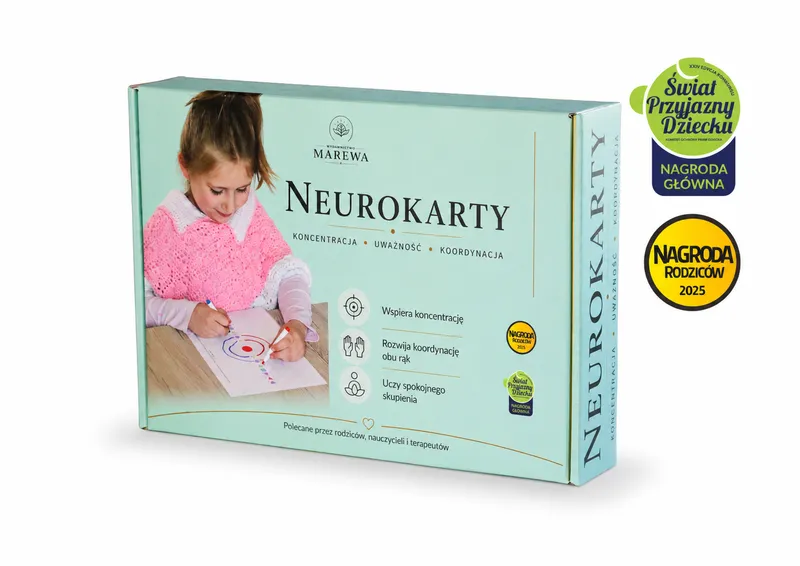 Neurokarty Gimnastyka dla Umysłu, zestaw edukacyjny MAREWA