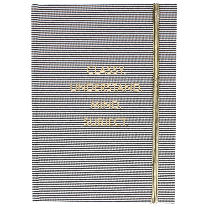 Notes A5 Classic Starpak w czarno-białe paski