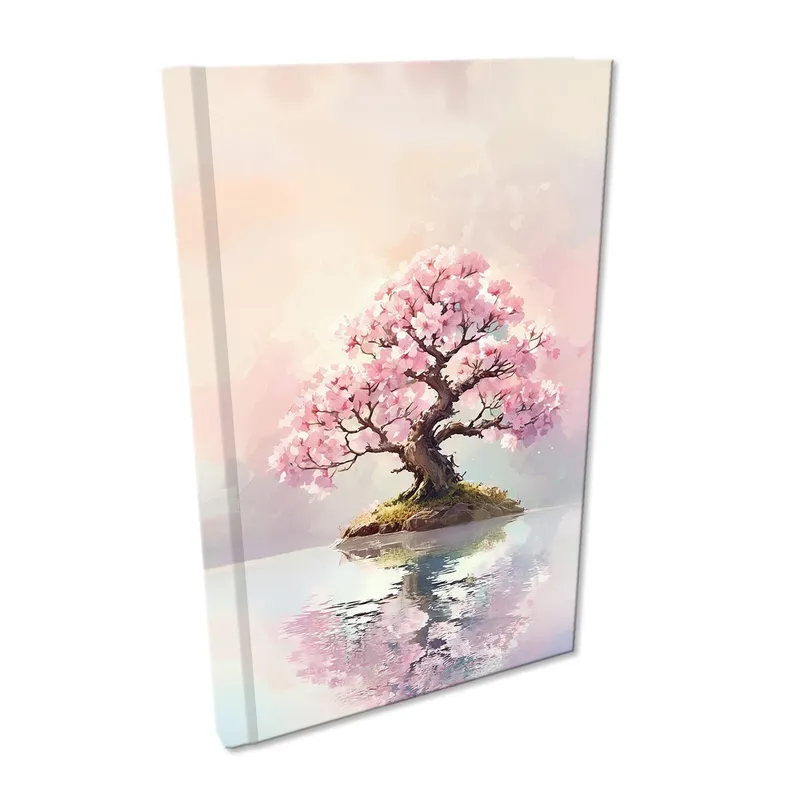 Notes A5 kratka Soft Touch Sakura Pastel, EV-Corp