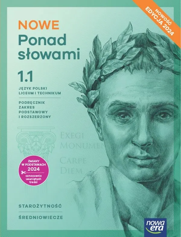 Ponad słowami, podręcznik klasa 1 część 1, liceum 2024