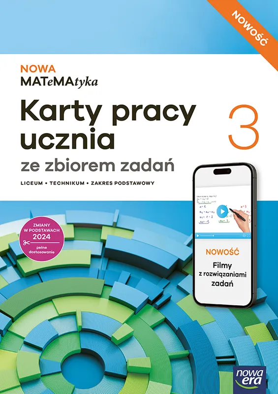Nowa Matematyka Karty pracy ucznia ze zbiorem zadań SMART część 3 zakres podstawowy EDYCJA 2026