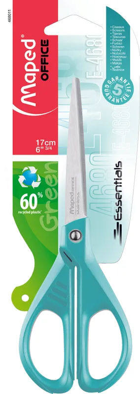 Nożyczki ekologiczne Maped Essentials Green Pastel 17 cm