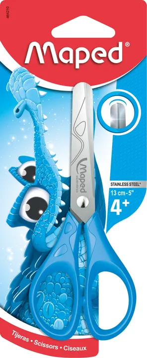 Nożyczki essentials pulse szkolne 13 cm Maped niebieskie blister