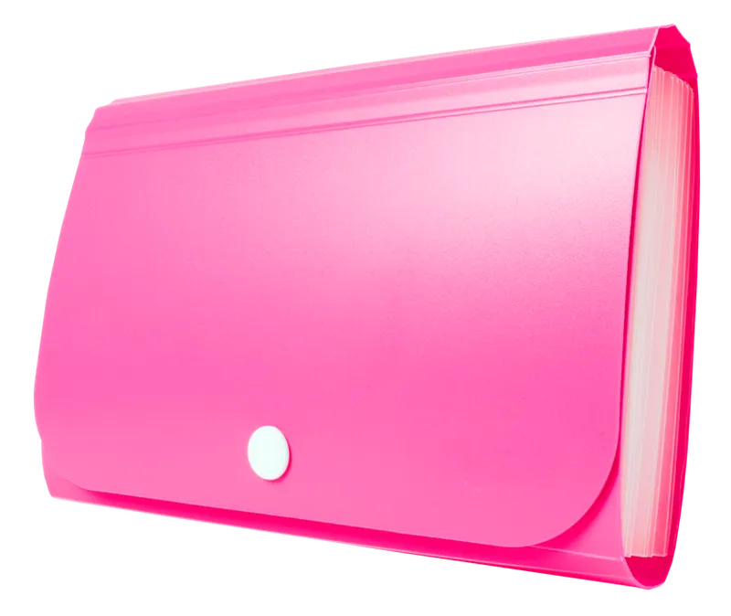 Organizer harmonijkowy mini PP różowy