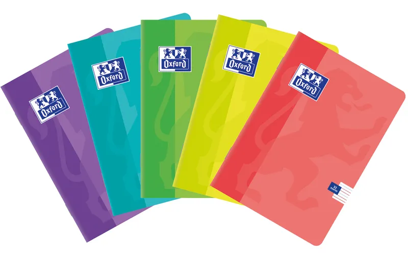 Zeszyty A5 w trzy linie kolorowe Oxford Sweet, 10 szt.