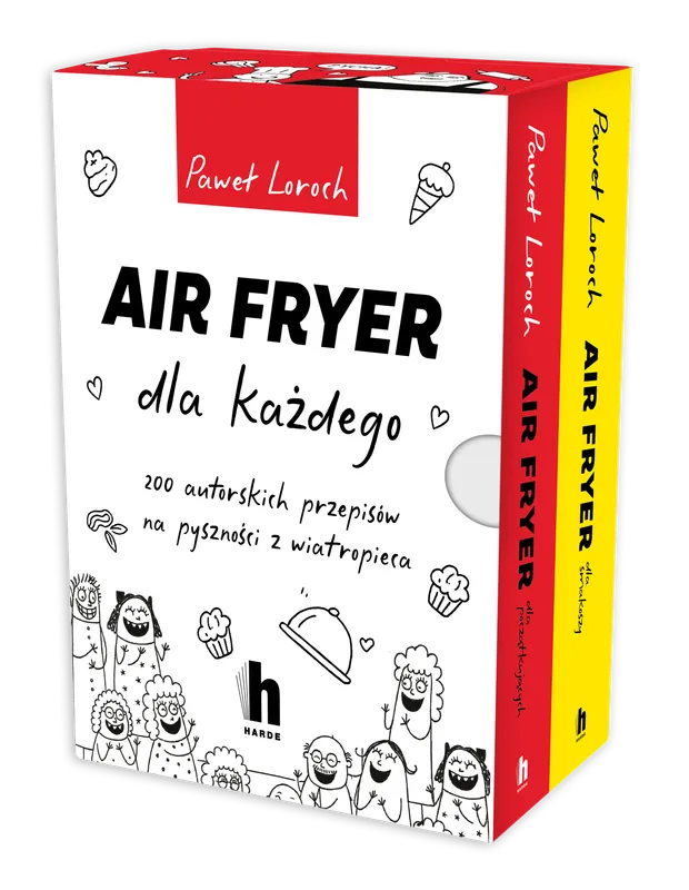 Pakiet Air Fryer dla każdego, Paweł Loroch, dwie książki