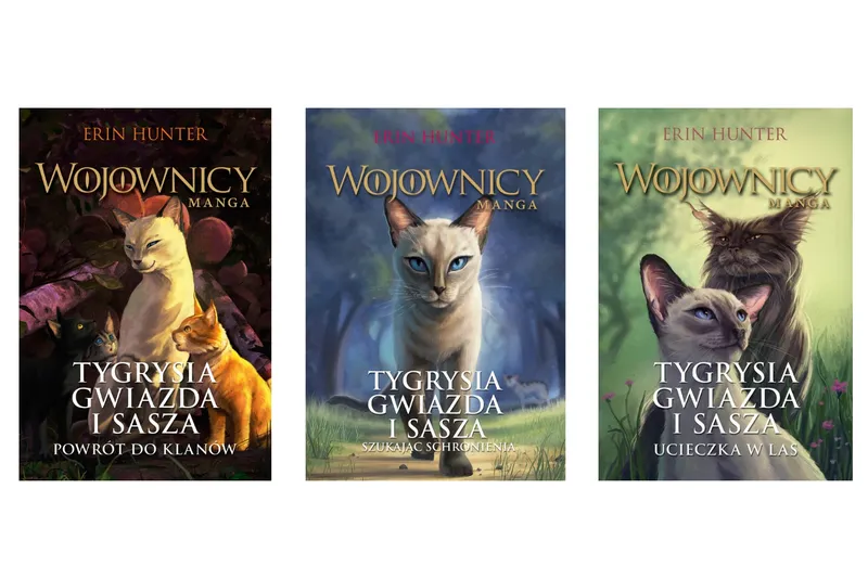 Wojownicy. Manga, Tygrysia gwiazda i Sasza, Erin Hunter