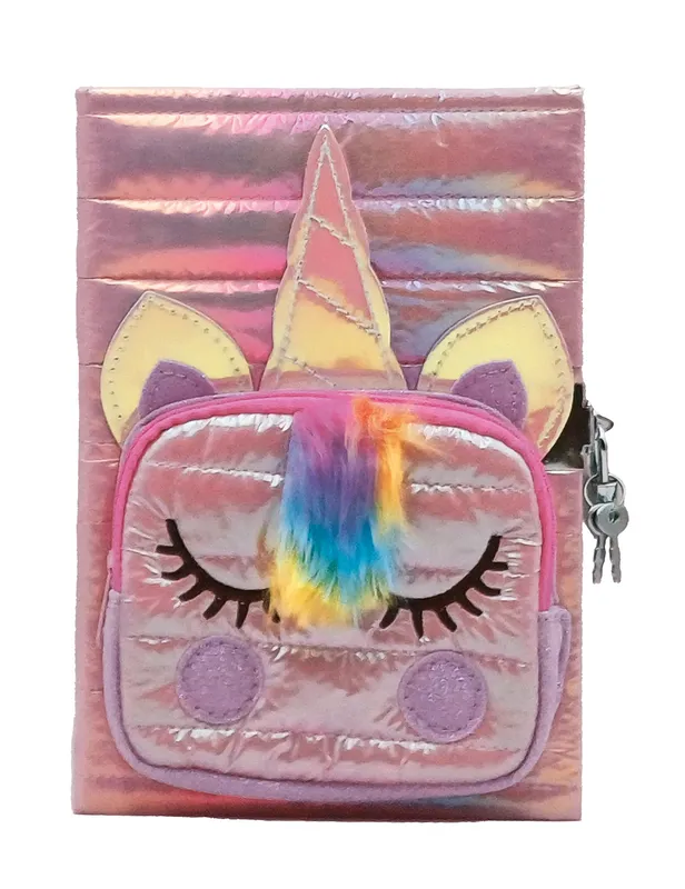 Pamiętnik Unicorn z kieszonką różowy ToysInn