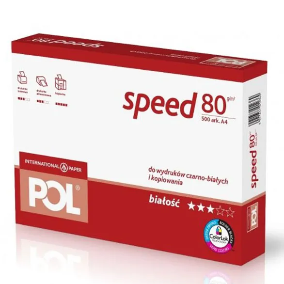 Papier ksero Polspeed A4 80g, 500 arkuszy