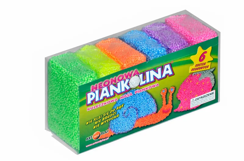 Piankolina 6 kolorów neon