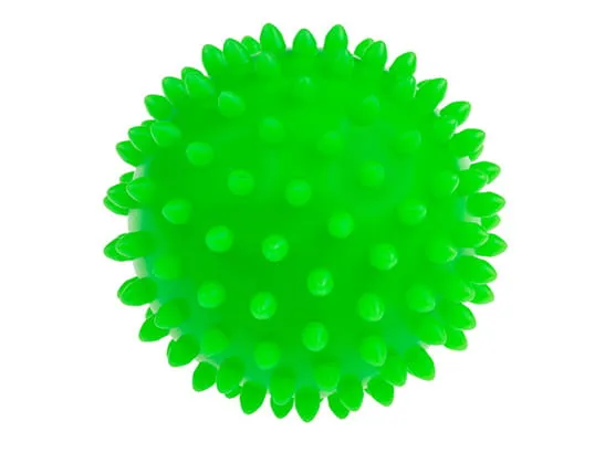 Piłka rehabilitacyjna Spiky Massage 9 cm zielona