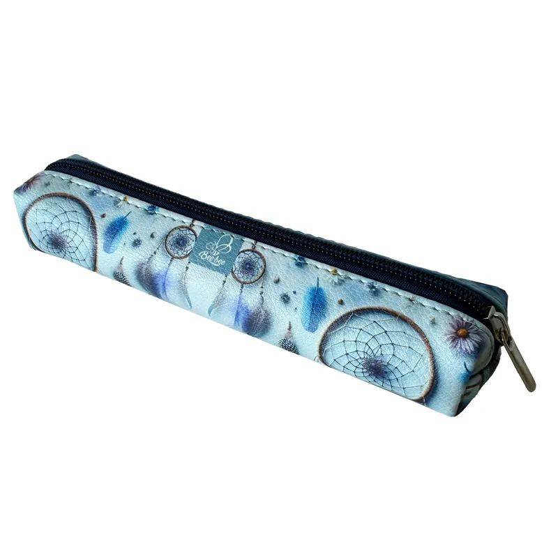 Piórnik mini Boho Łapacz Snów Blue, saszetka EV-Corp Made in Poland