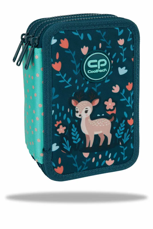 Piórnik potrójny z wyposażeniem Coolpack Jumper 3 Deer