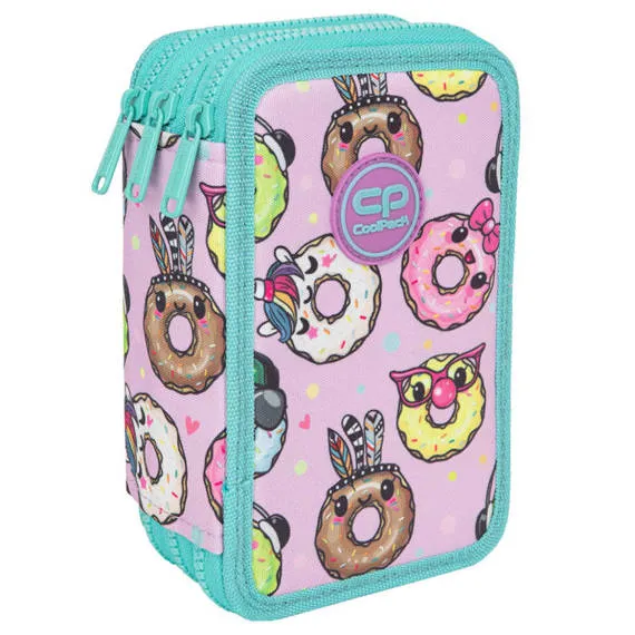 Piórnik potrójny Coolpack Jumper 3 Happy Donuts