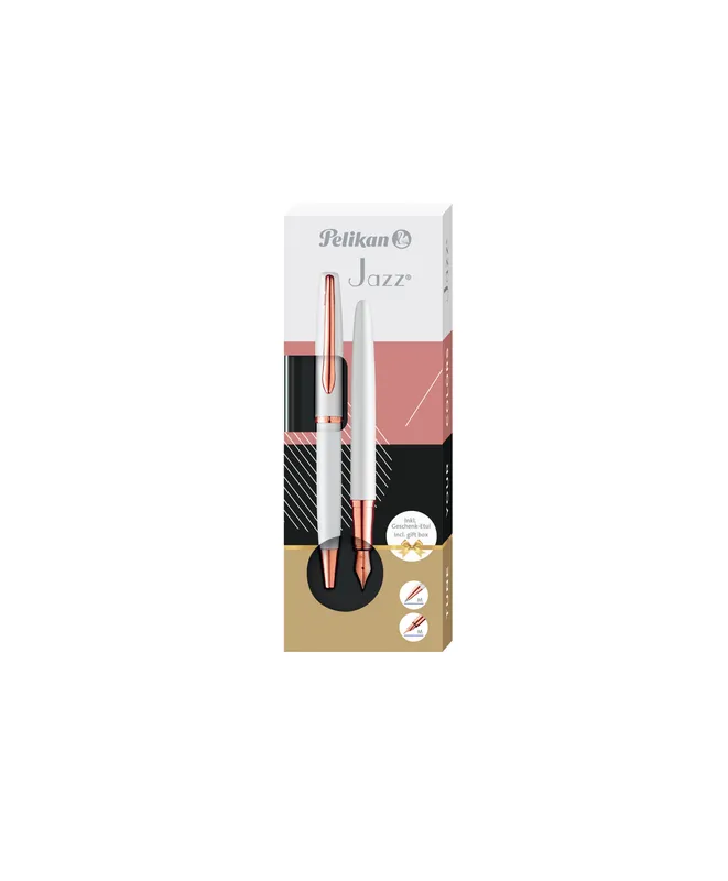 Zestaw pióro i długopis Pelikan Jazz Noble Pearl