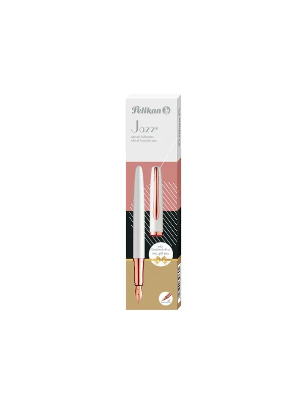 Pióro wieczne Pelikan Jazz Noble Pearl w etui