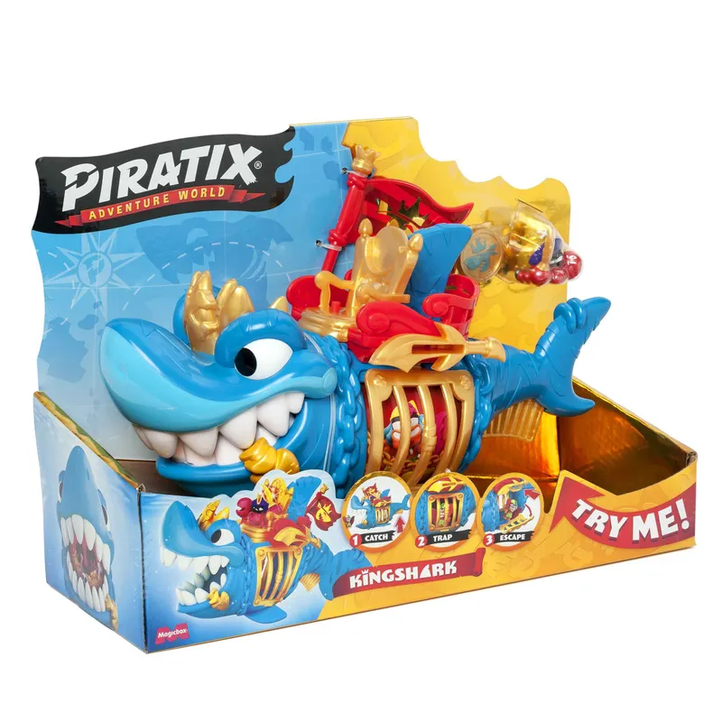 Piratix S Playset King Shark, okręt piracki