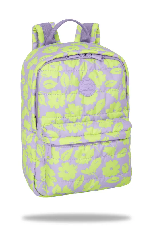 Plecak młodzieżowy Coolpack Abby Flores Lila, kwiatowy design