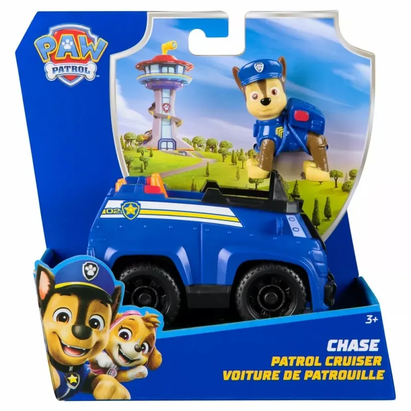 Pojazd Psi Patrol Chase, radiowóz z figurką