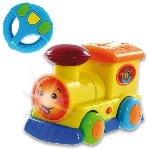 Pojazdy sterowane z kierownicą lokomotywa SMILY PLAY
