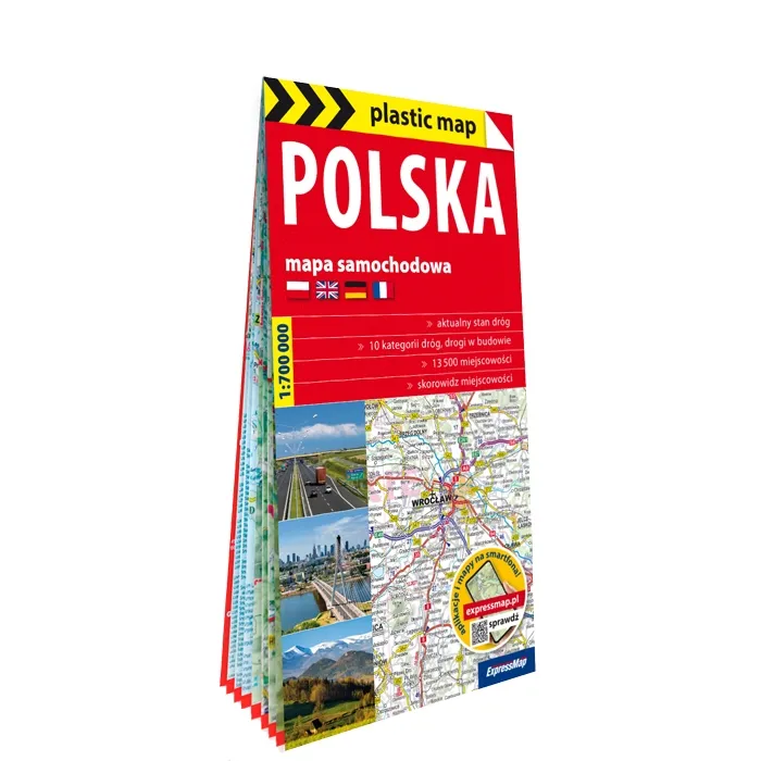 Polska mapa samochodowa 1:700 000, 2026