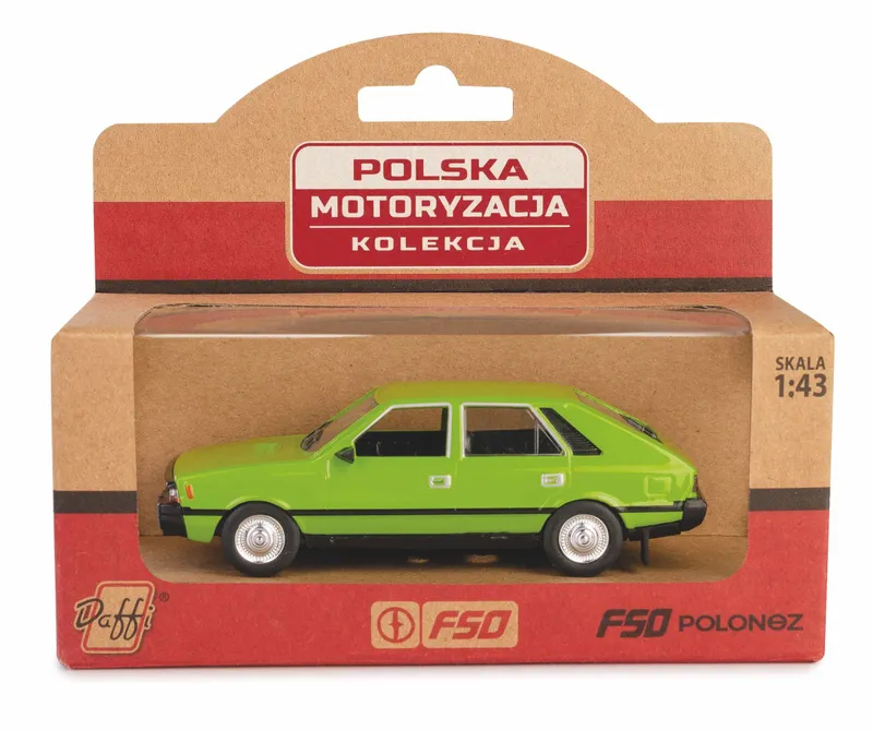 PRL FSO Polonez zielony, model kolekcjonerski, Daffi