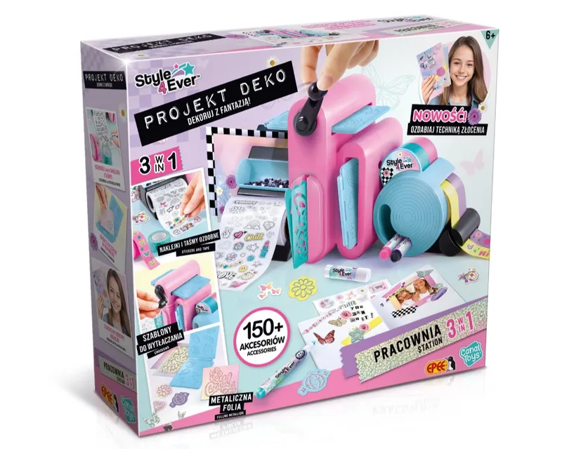 Projekt Deko Zestaw Pracownia 3w1 EP60477, scrapbooking Epee