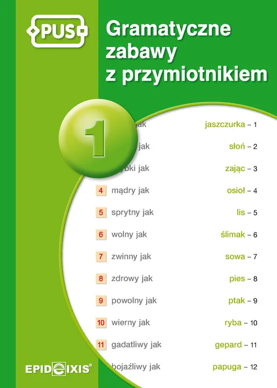 PUS Gramatyczne zabawy z przymiotnikiem 1, Marcinkowska