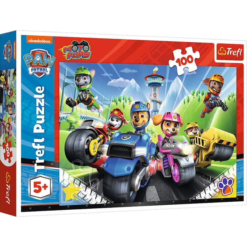 Puzzle 100 el. Psi Patrol na motorach 16430