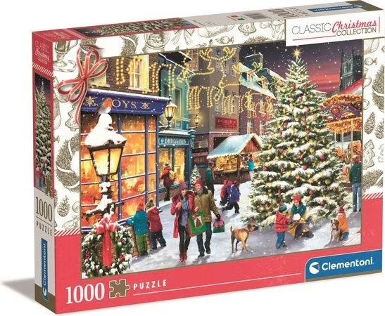 Puzzle 1000 Classic Christmas Collection 81503, Clementoni