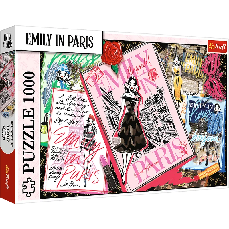 Puzzle 1000 Emily w Paryżu, Magazyn Mody, Trefl