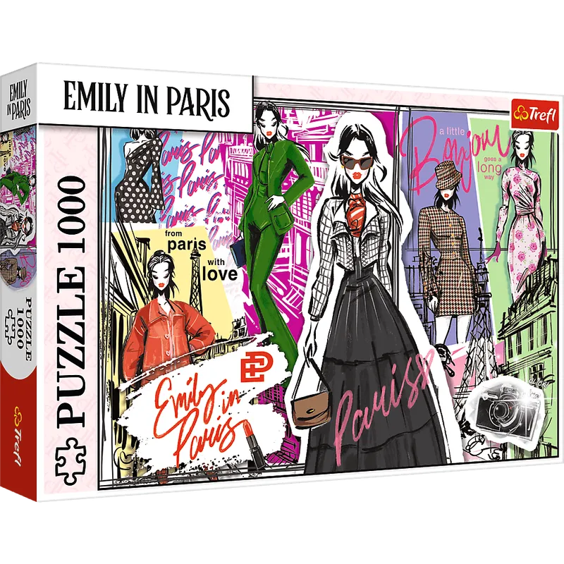 Puzzle 1000 Emily w Paryżu Modowe Inspiracje 10967, Trefl