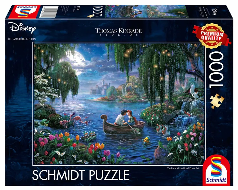 Puzzle 1000 T. Kinkade Mała Syrenka i książę Eryk, Schmidt