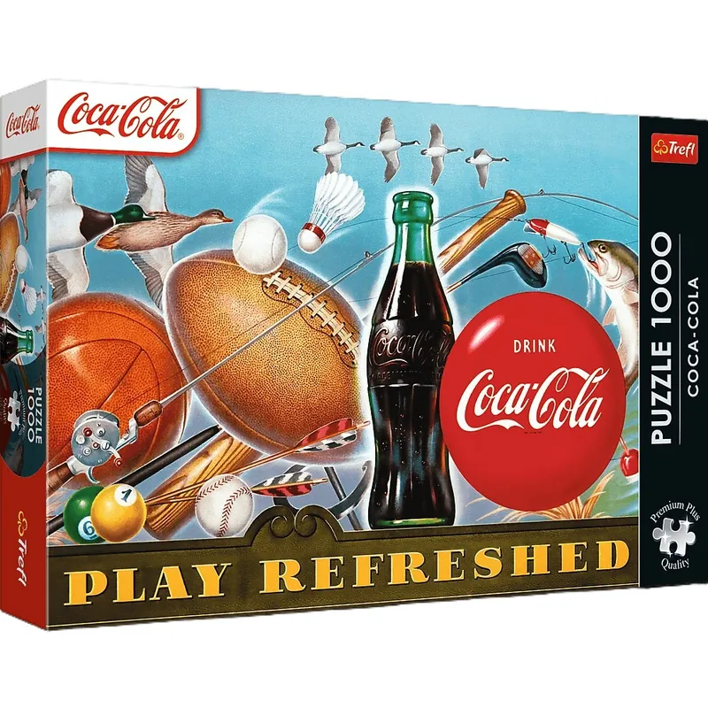 Puzzle 1000 Trefl Coca-Cola Chwila orzeźwienia 12101