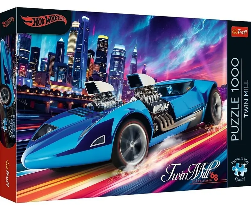 Puzzle 1000 Trefl Premium Plus, Hot Wheels Twin Mill