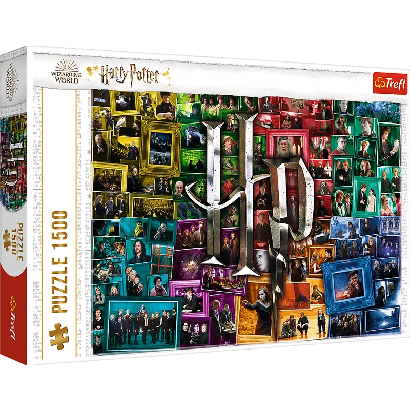 Puzzle 1500 Harry Potter Na przestrzeni filmów