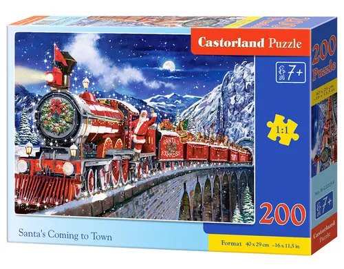 Puzzle 200 Santas Coming to Town, CASTOR B-222254