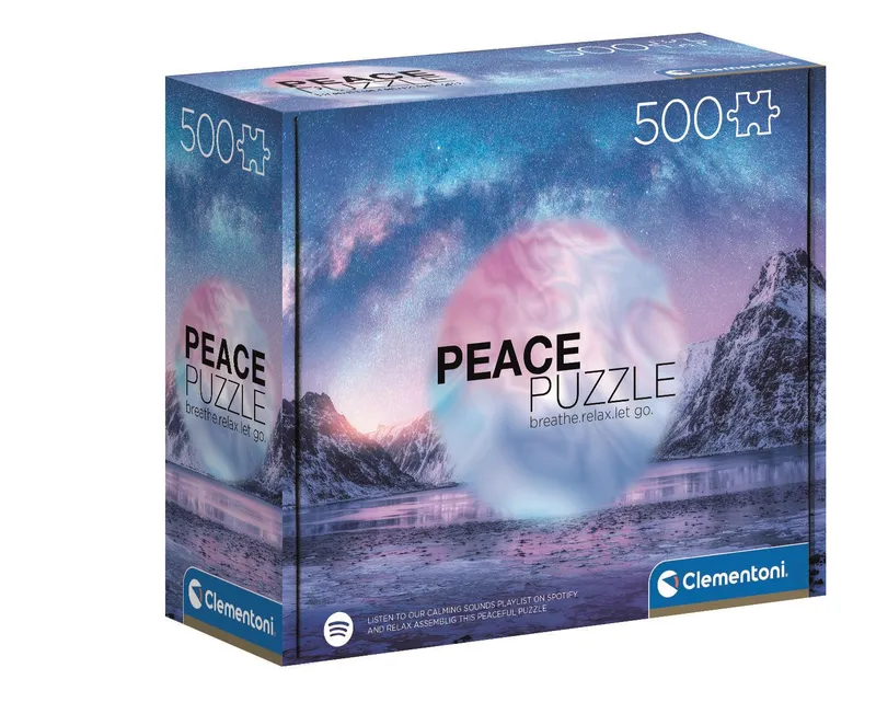Puzzle 500 Piece Collection Light Blue Clementoni