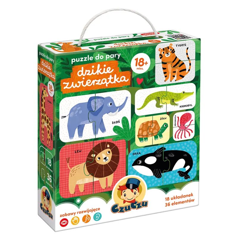 Puzzle do pary: Dzikie zwierzątka CzuCzu