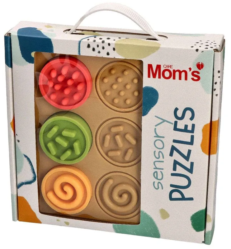 Puzzle sensoryczne kółeczka Momscare